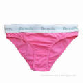 Ladies' panties, made of 95% cotton and 5% elastane